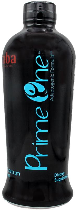 Saba Prime One Adaptogenic Formula Saba Prime One Adaptogenic Formula dietary supplement bottle.